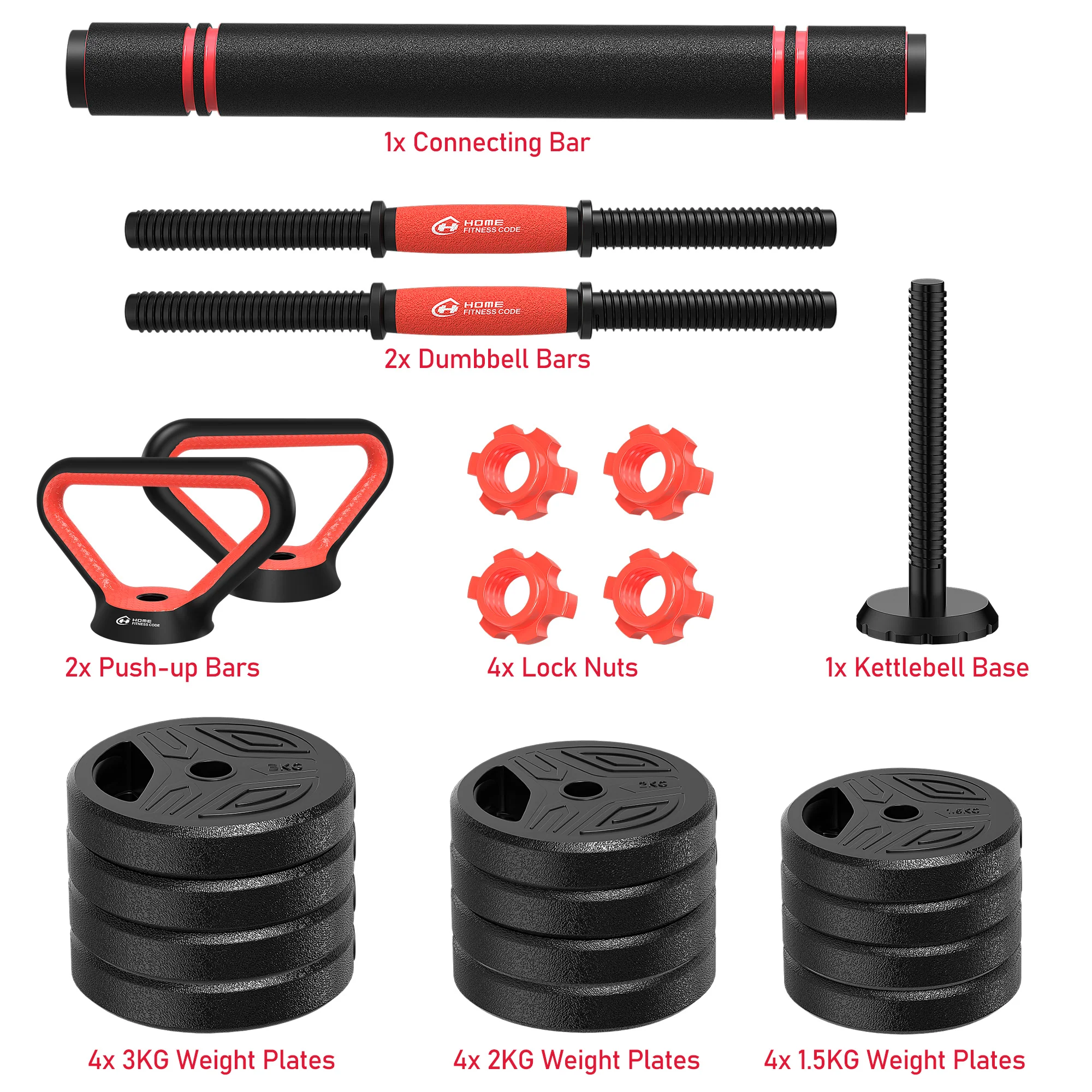 4-In-1 Multifunctional Dumbbell Set - Image 7