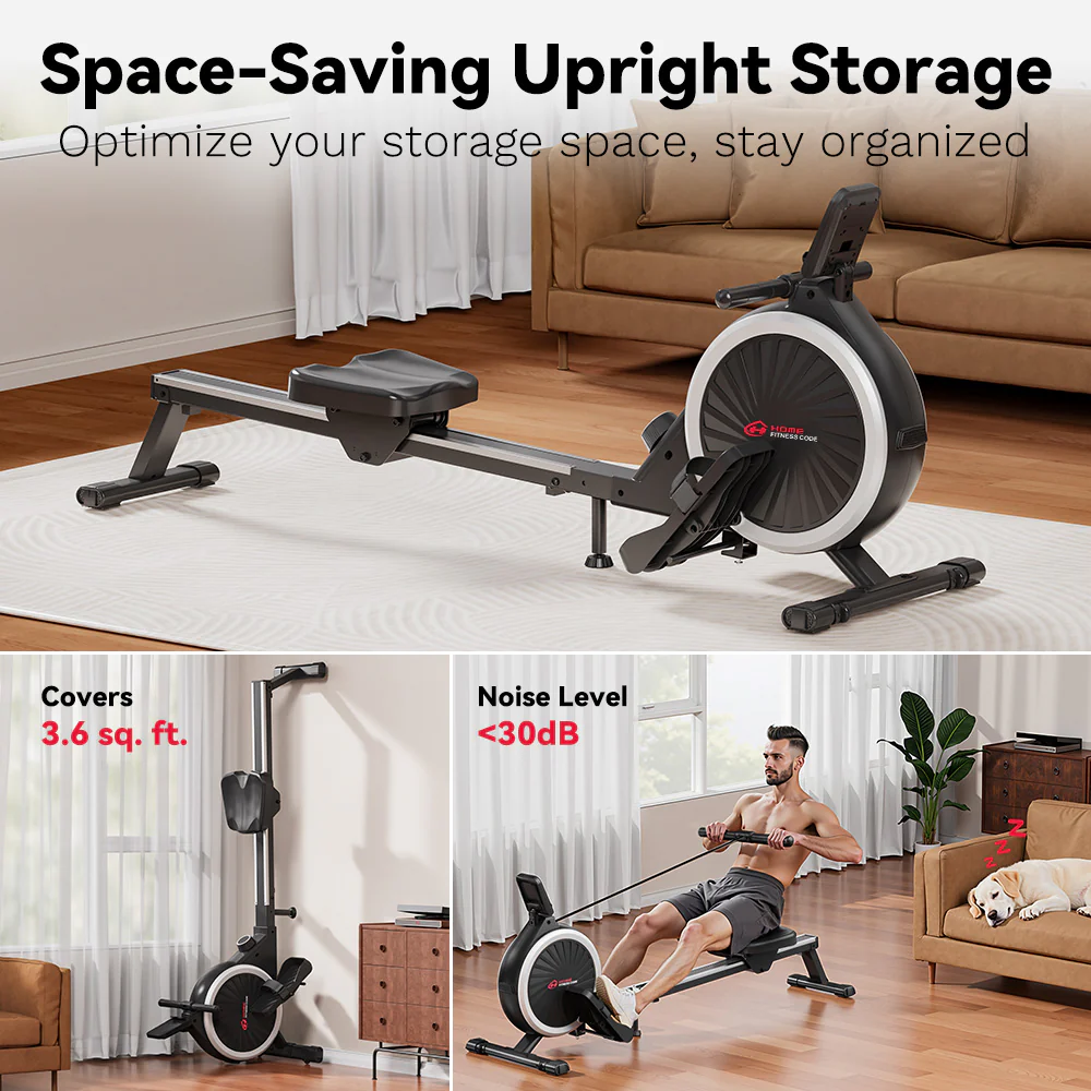 Magnetic Rowing Machine, 16-Level Resistance - Image 6